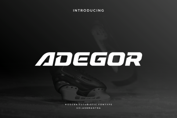 Adegor: The High-Velocity Typeface for Modern Branding
