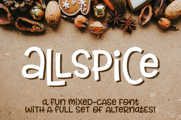 Allspice: A Playful Mixed-Case Font for Creative Projects
