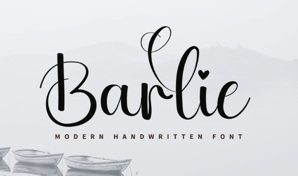 Barlie: A Modern Script Font for Elegant Design Projects