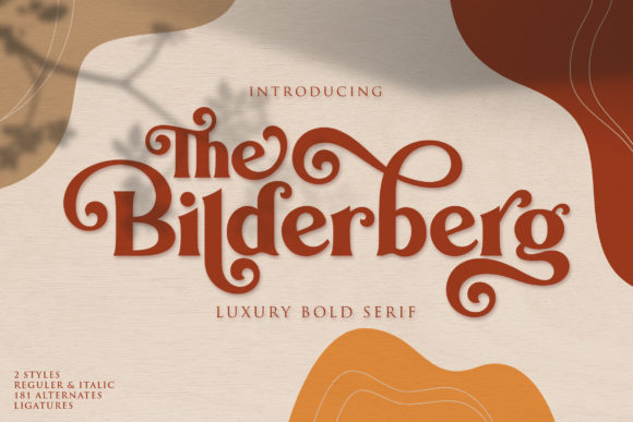 Bilderberg: A Bold Serif Font for Striking Design