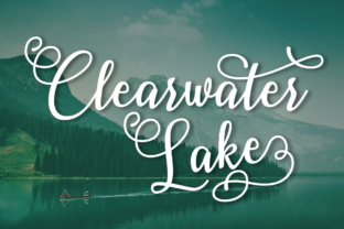 Clearwater Lake: A Script Font for Elegant and Modern Designs