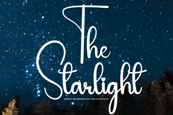 Discover The Starlight: A Handwritten Font That Feels Like Home