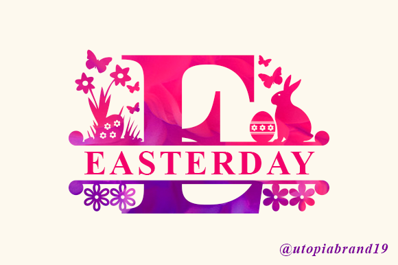 Easterday Monogram: A Sweet Decorative Font for Festive Designs