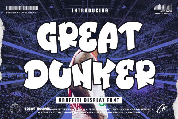 Great Dunker: The Street Art Font for Bold, Authentic Branding