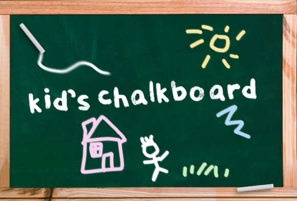Kids Chalkboard: A Handwritten Font for Joyful Designs
