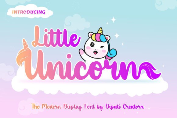 Little Unicorn: A Playful Display Font for Creative Projects