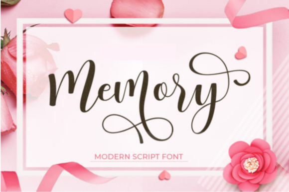 Memory: A Handwritten Font with Genuine Heart