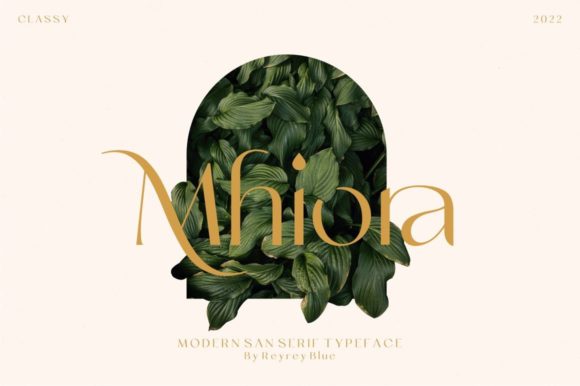 Mhiora: A Modern Sans Serif for Elegant Design