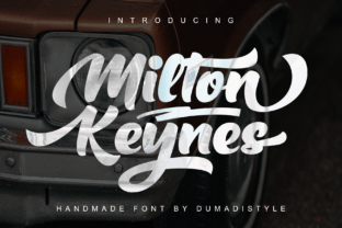 Milton Keynes: A Bold Handwritten Font for Modern Designers