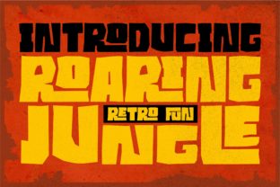 Roaring Jungle: A Vintage Typeface with Modern Impact