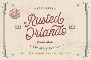 Rusted Orlando: More Than Just a Vintage Font Set