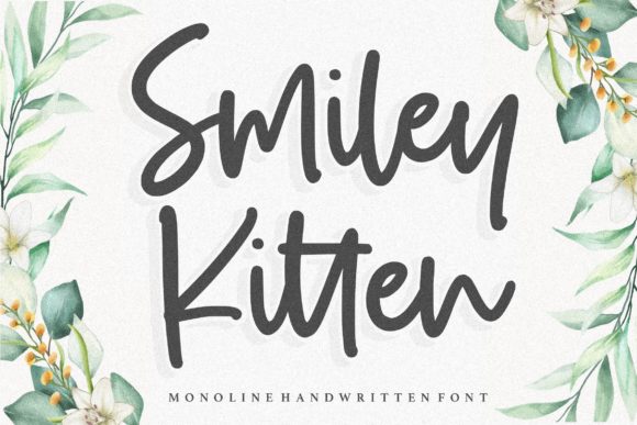 Smiley Kitten: A Handwritten Font for Warm, Approachable Designs